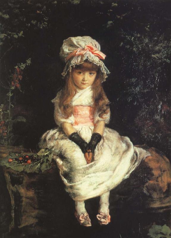 Sir John Everett Millais Cherry Ripe Sweden oil painting art